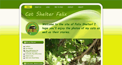 Desktop Screenshot of catshelter-felix.com